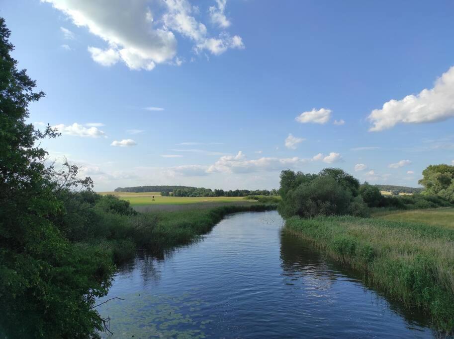 Storchennest - Ferienwohnung Am Storchenradweg Ketzür Exterior foto